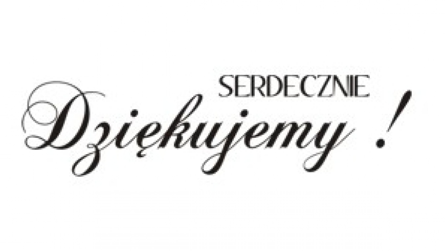 Podziękowanie!!