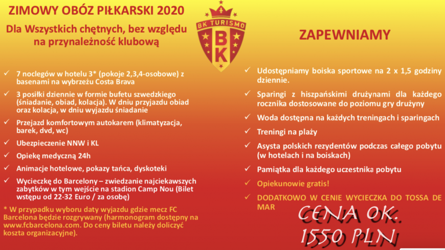 Propozycja zimowego wyjazdu do Barcelony