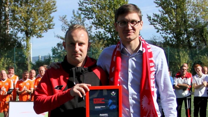 Paweł Susek sędzia meczu finałowego Mistrzostw Świata w Amp Futbolu!