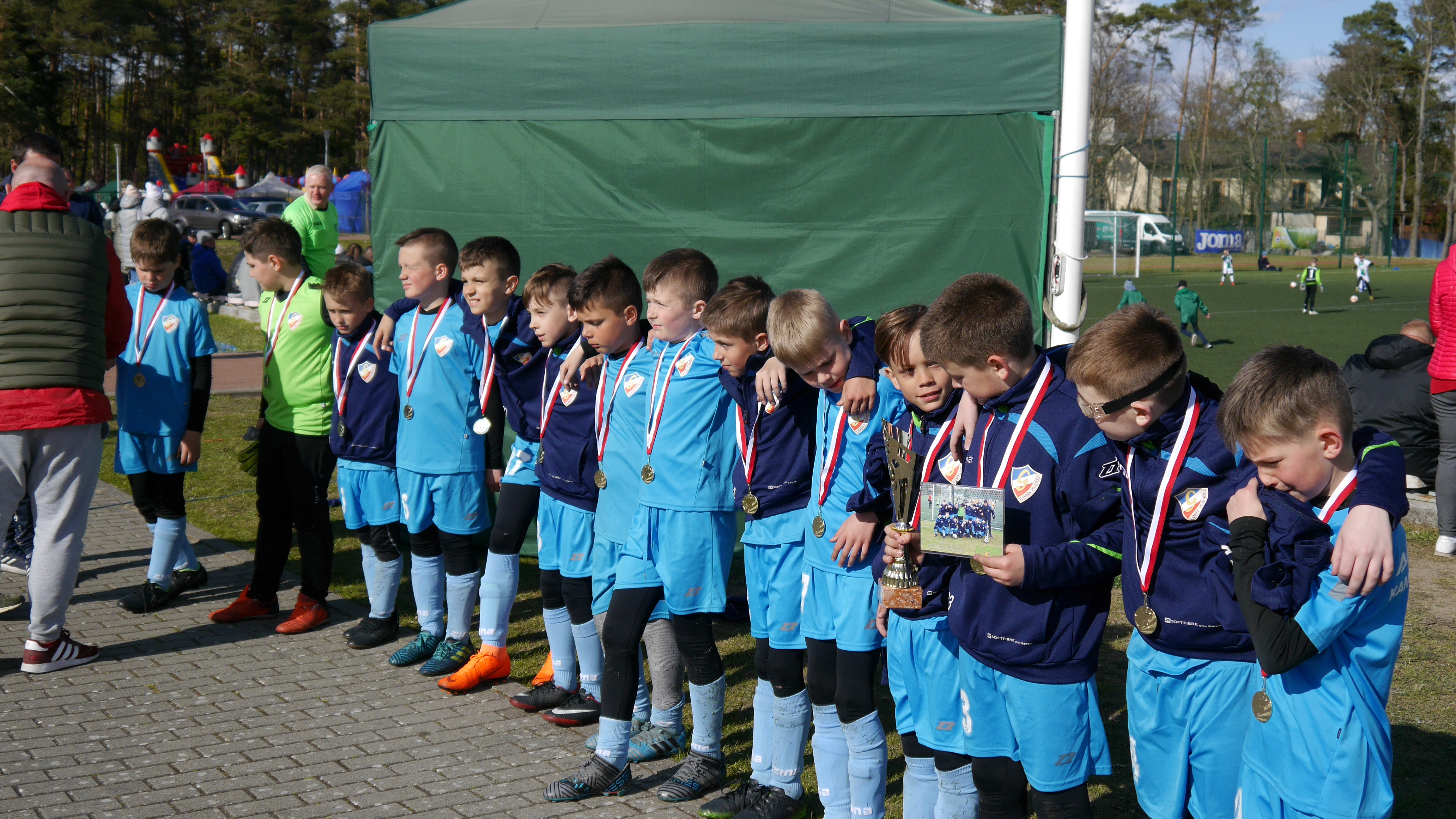 Drużyna AP Gryf Kamień Pomorski U11 podczas Bałtyk Cup 2019