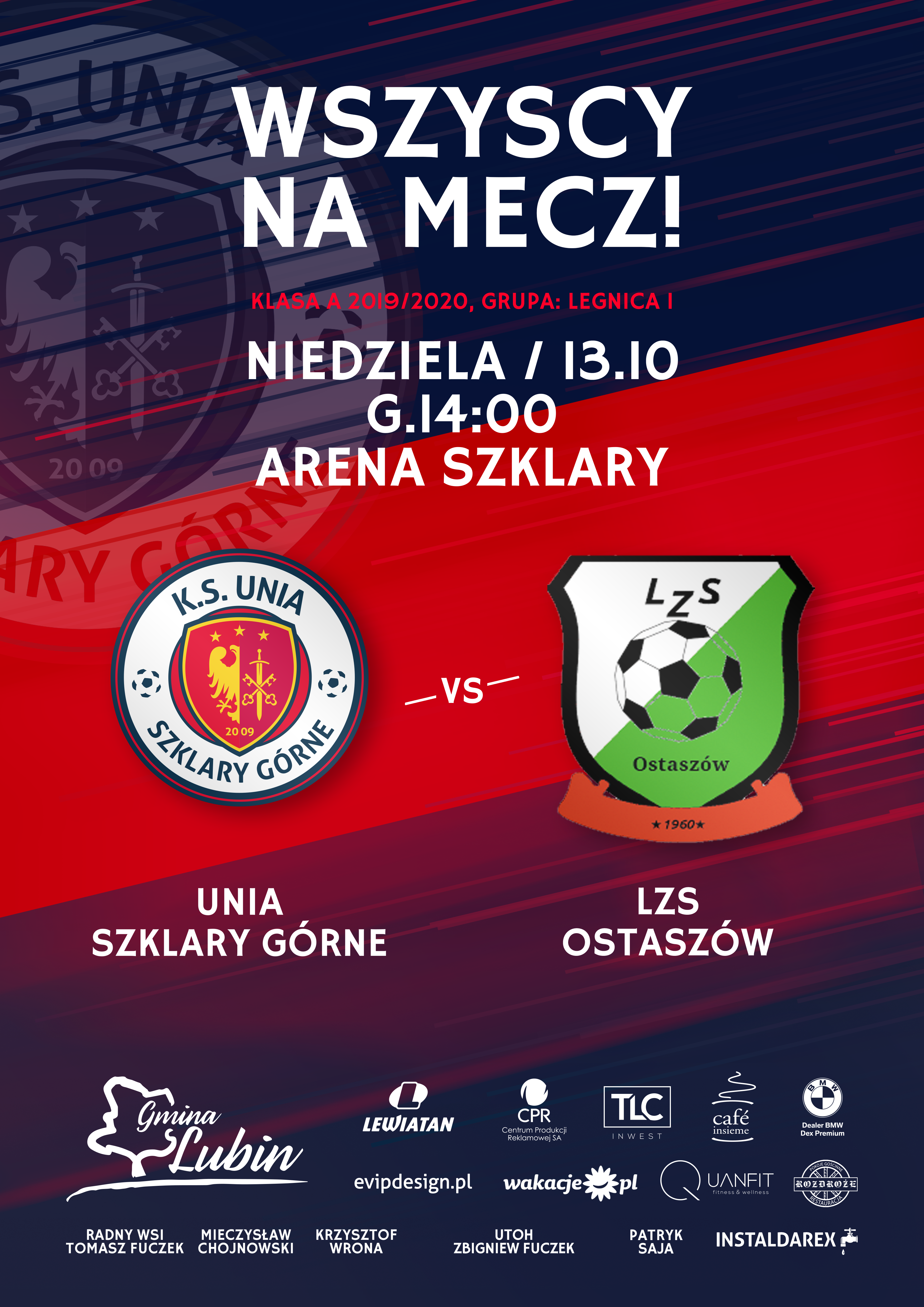 Mecz Unia vs. LZS Ostaszów