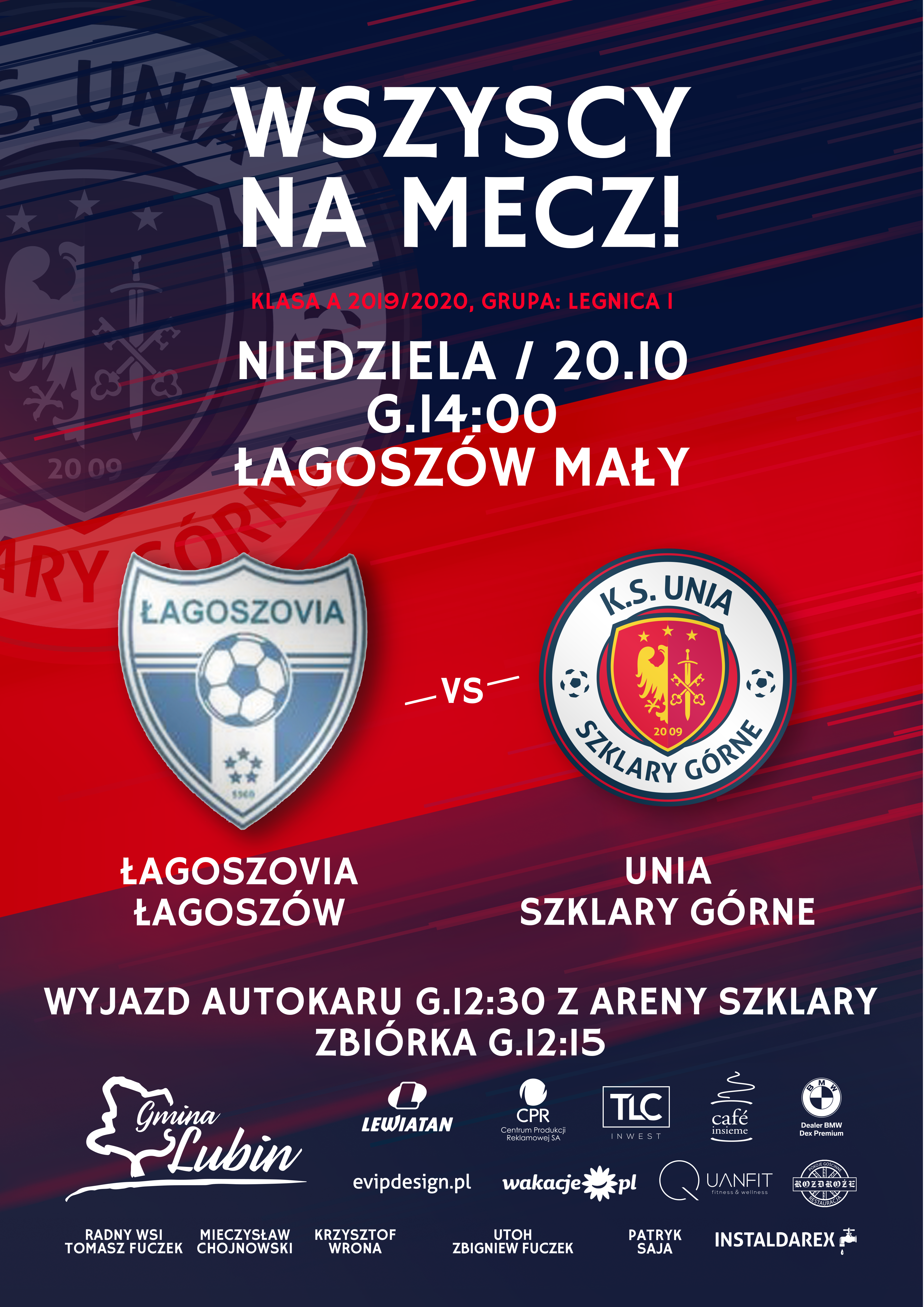 Mecz Łagoszovia vs. Unia